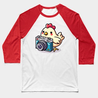 chicken photographer Baseball T-Shirt
